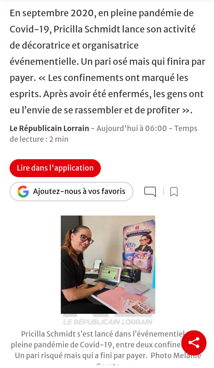 Derrière The Event Box Shop, il y a une vraie histoire