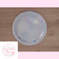 Assiette ronde holographique