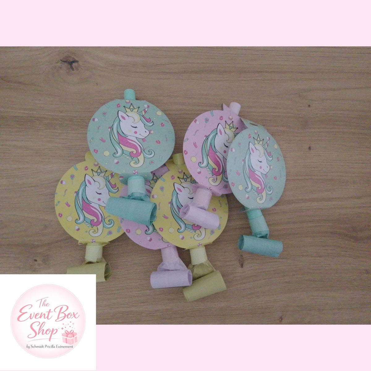 Lot de 6 sans-gêne licorne