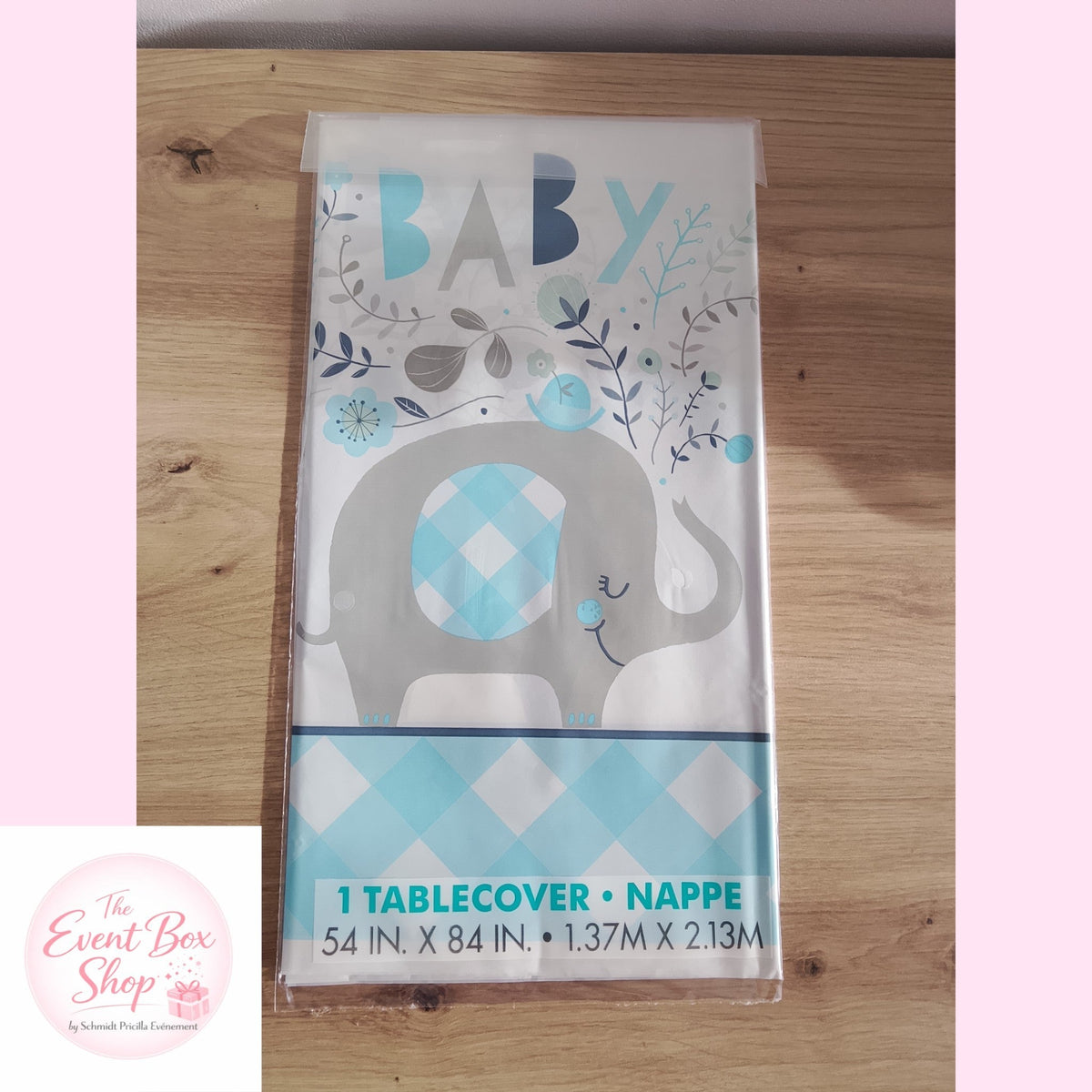 Nappe bleu Éléphant