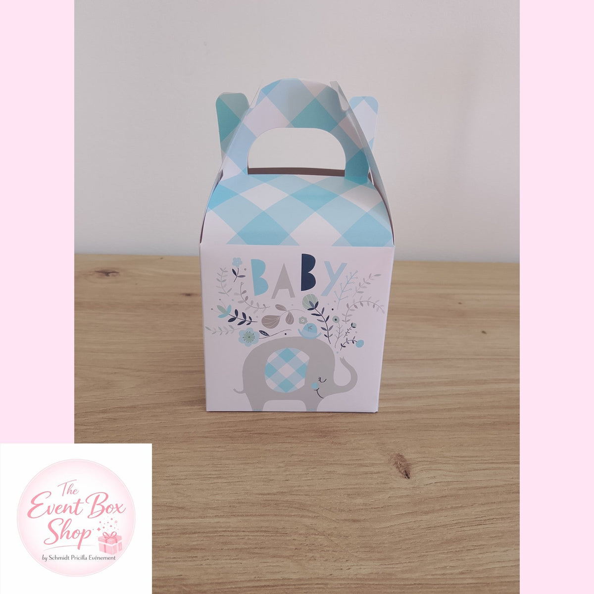 Boîte à dragées Baby Shower Bleu ou rose