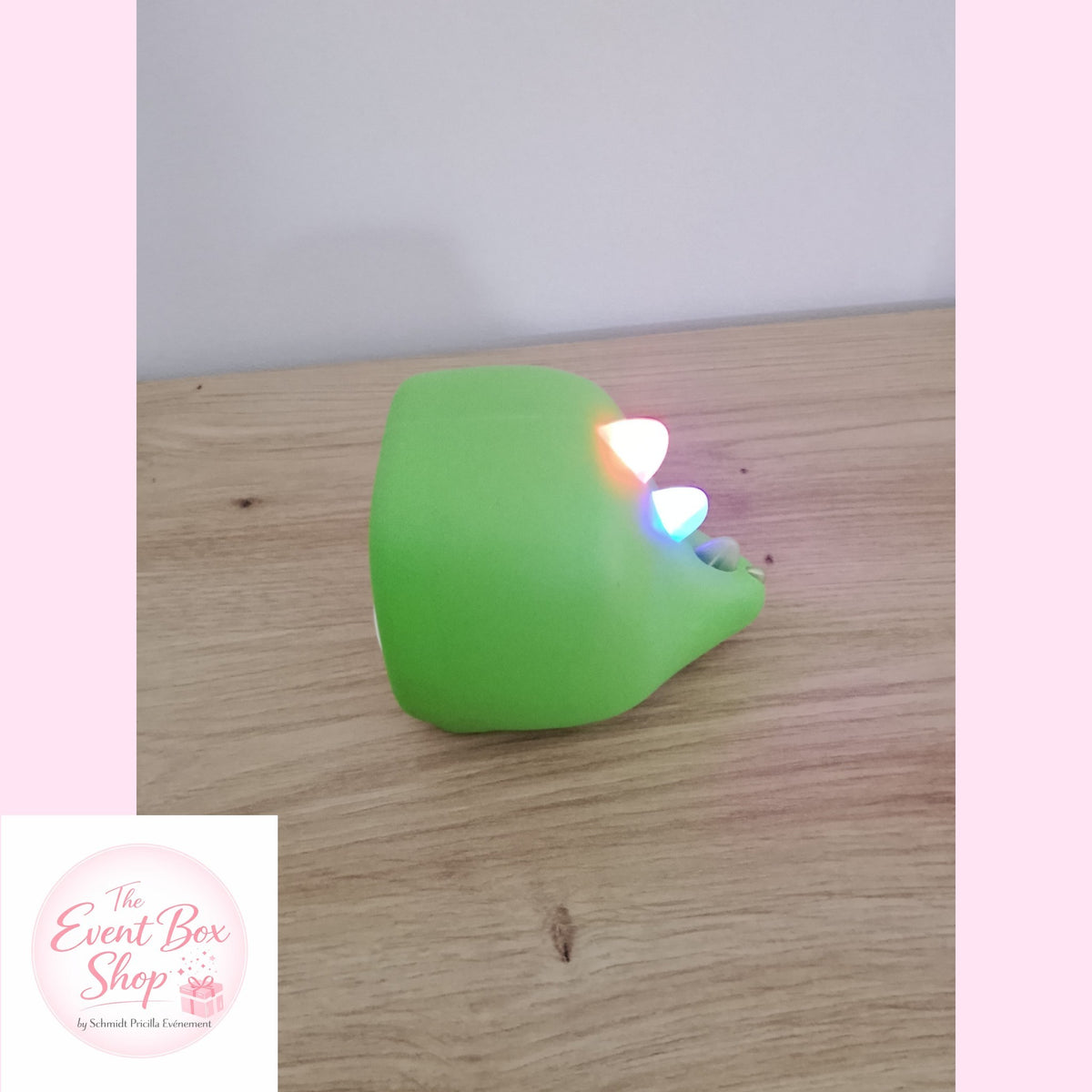 Souffleur à bulles Dinosaure avec recharge de 50 ml