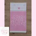 Nappe rose Baby Shower
