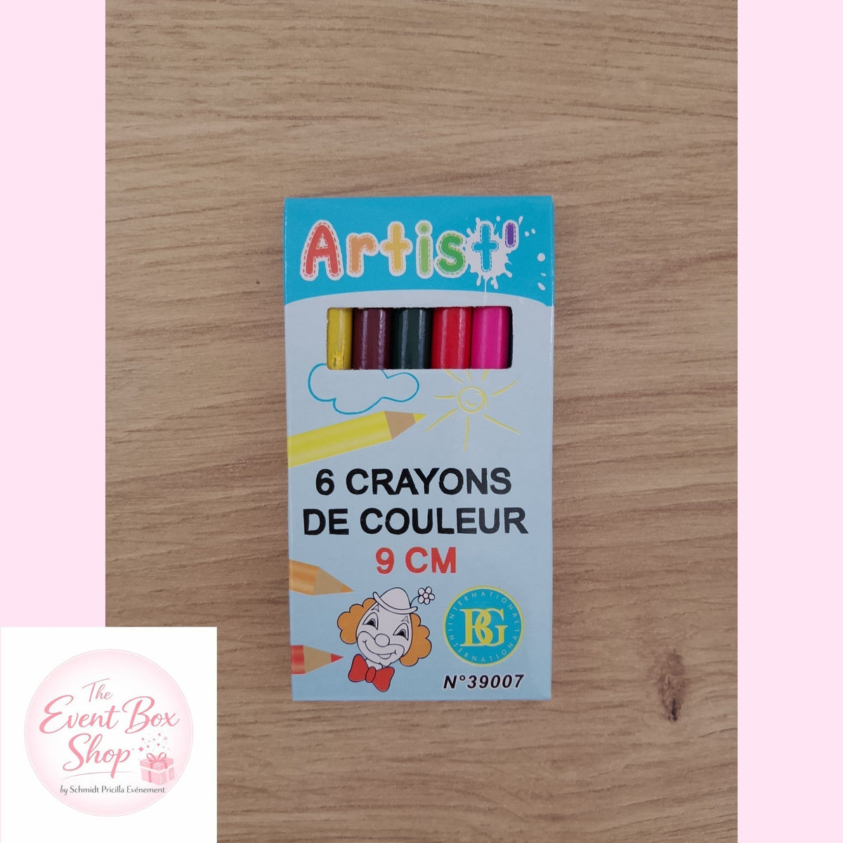 Boîte de 6 crayons de couleur