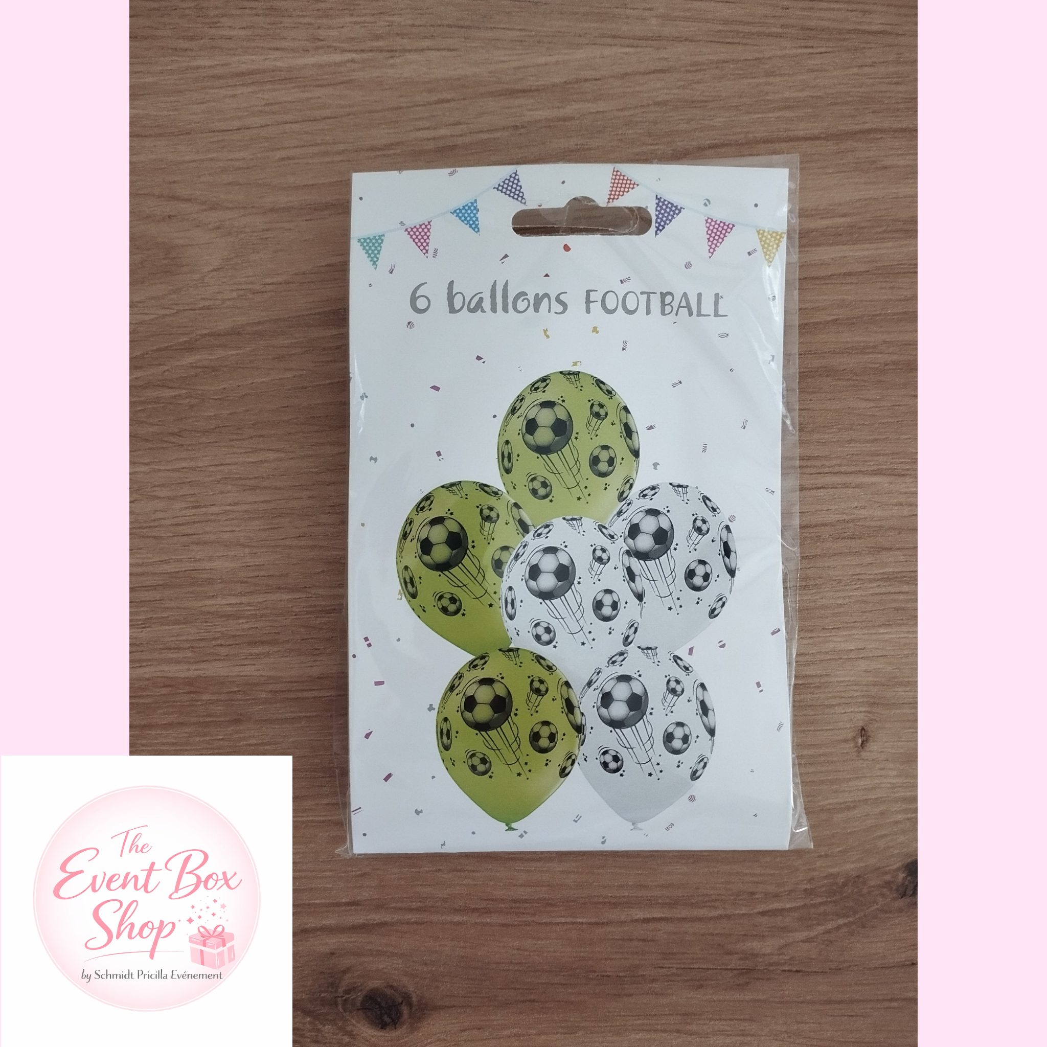 Lot 6 Ballons Football Bi-couleur
