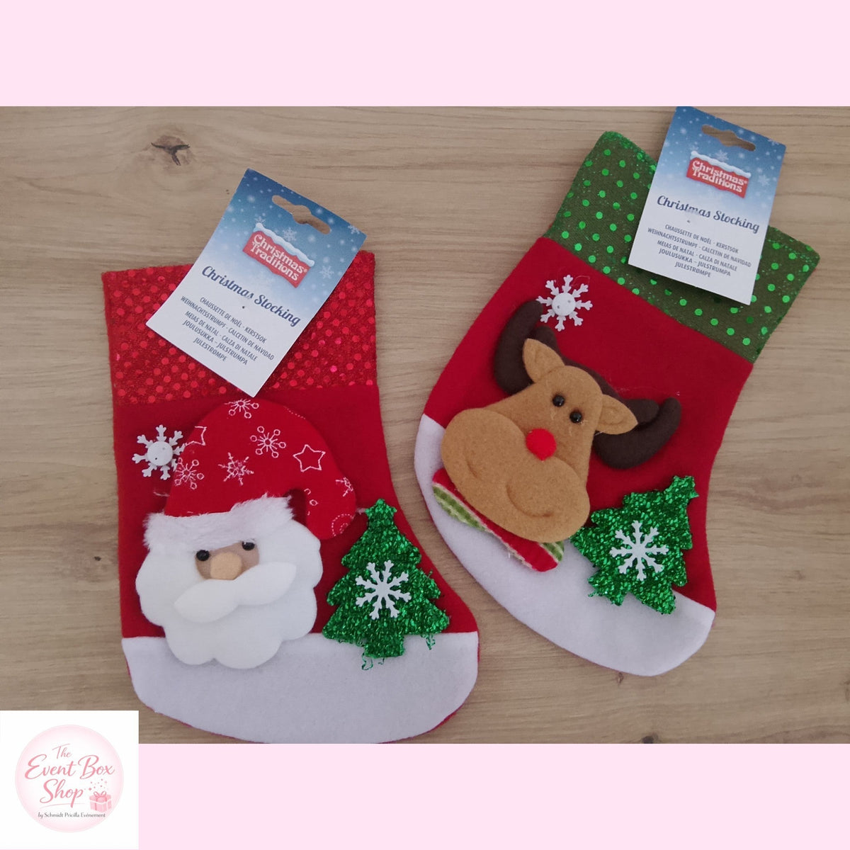 Botte de Noël – Père Noël ou renne
