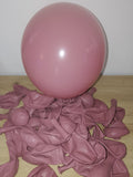 Ballons latex rose vintage – Lot de 5 | Balloonia 30 cm