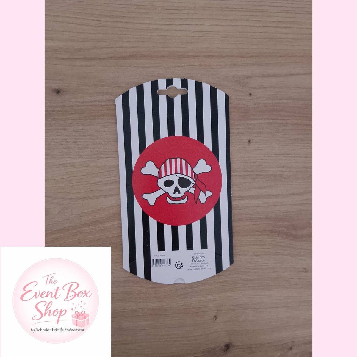 Pochette berlingot pirate à remplir