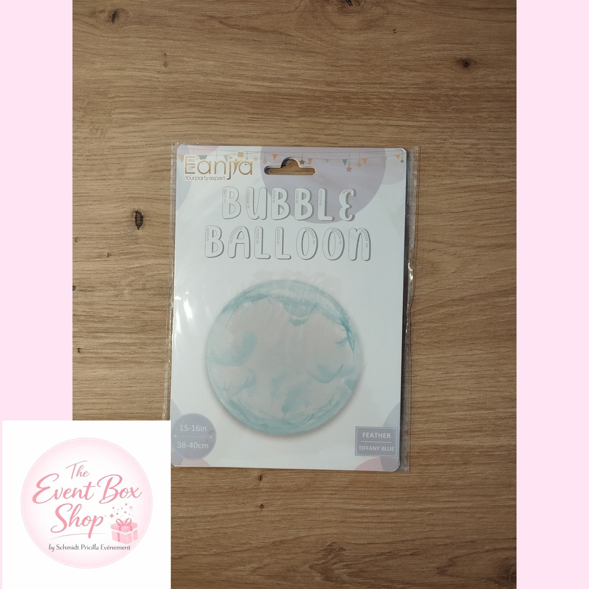 Bubble Ballon Tiffany Blue Eanjia 15-16" - 38-40cm