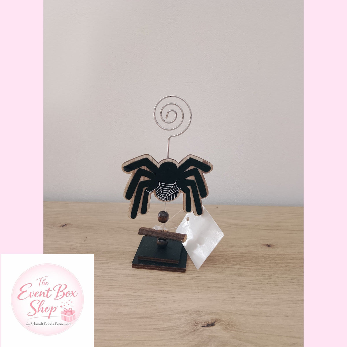 Marque-place / Porte-photo Halloween – Araignée, Tête de mort ou Chapeau de sorcière