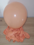 Ballons latex pêche mat – Lot de 5 | Gemar 28 cm