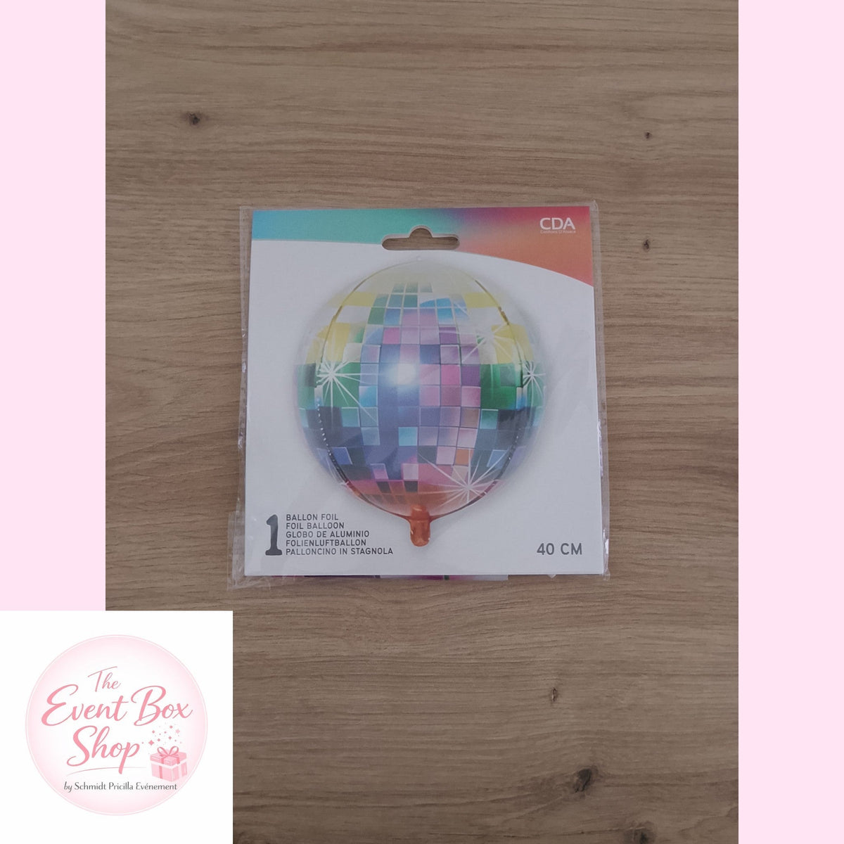 Ballon boule Disco 3D – 40 cm