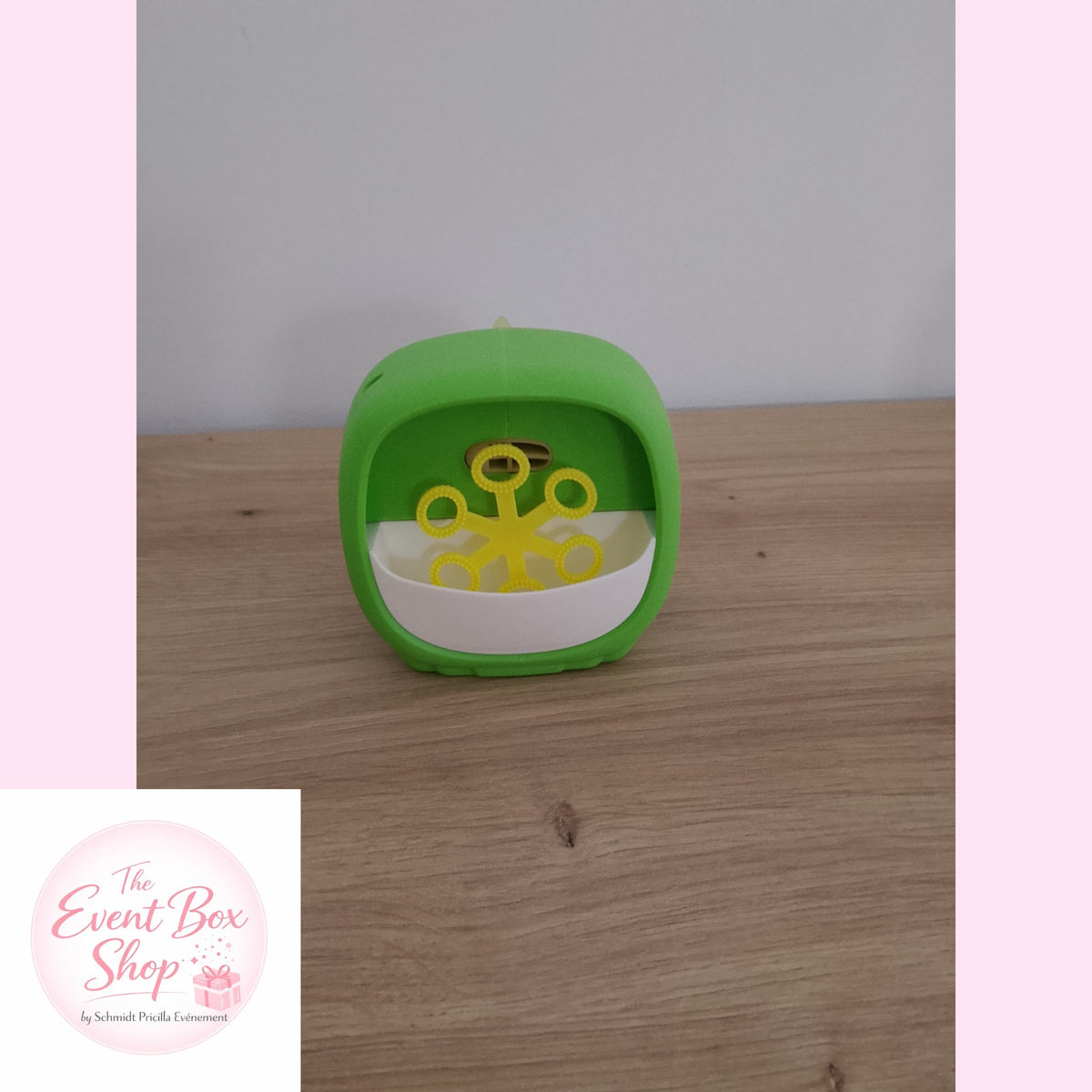 Souffleur à bulles Dinosaure avec recharge de 50 ml