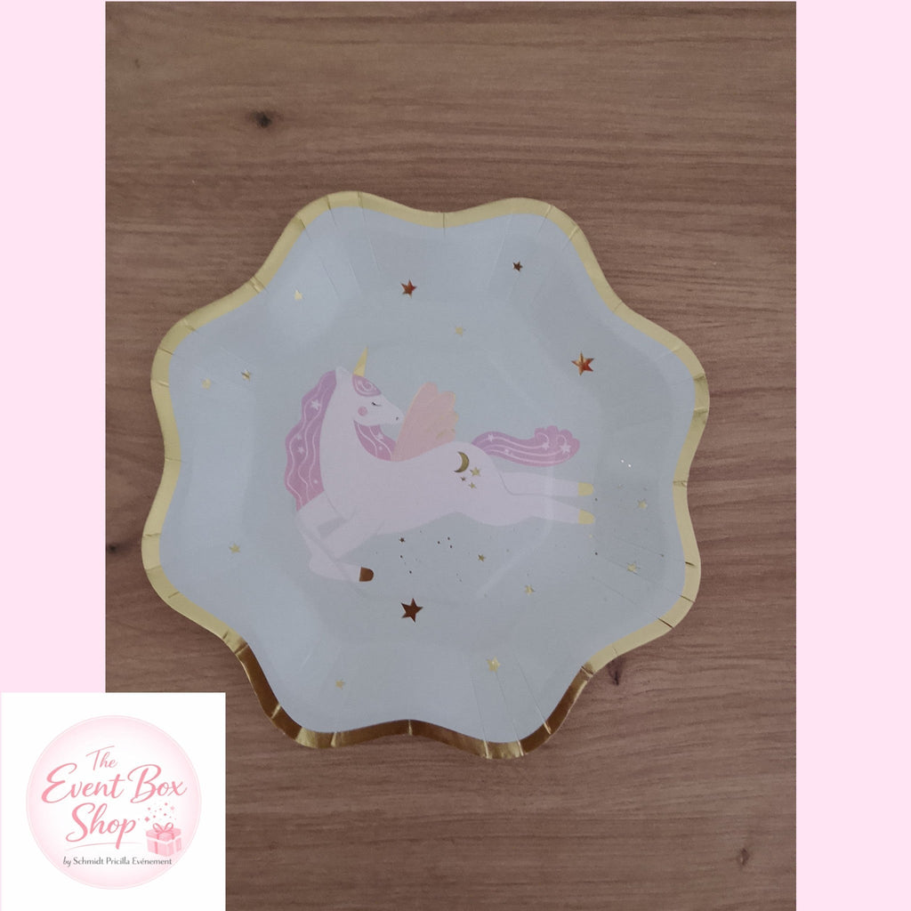 Assiette licorne