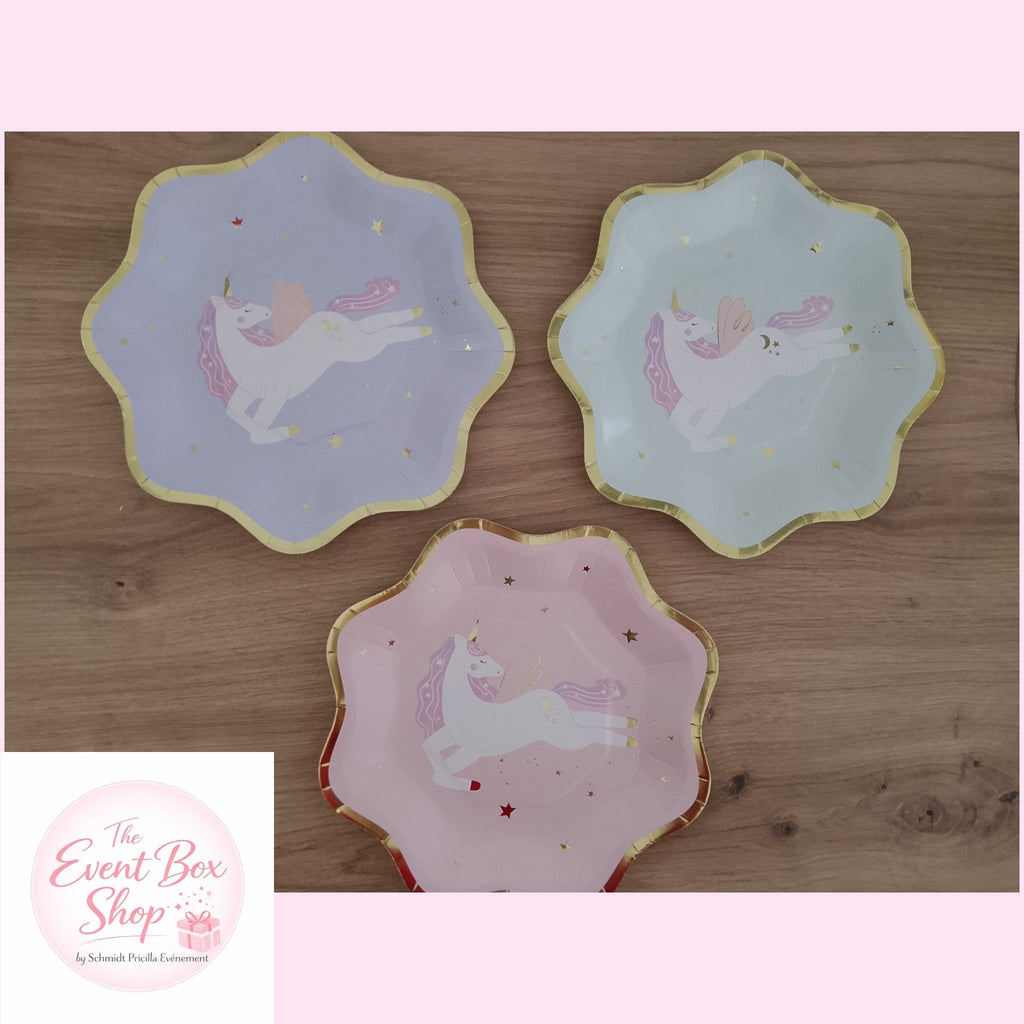 Assiette licorne