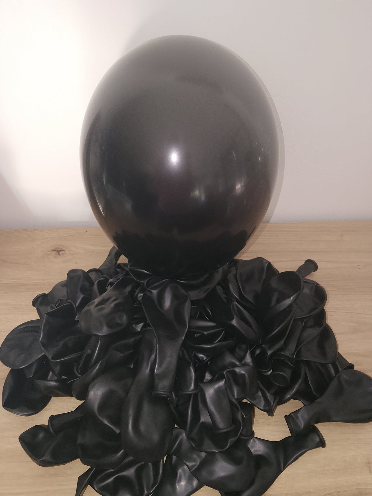 Ballons latex noir – Lot de 5 | Balloonia 30 cm