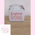 Boîte en carton Happy Birthday