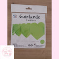 Guirlande cœur vert pomme