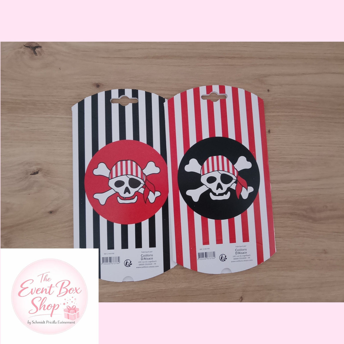 Pochette berlingot pirate à remplir