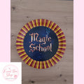 Assiette Magic School