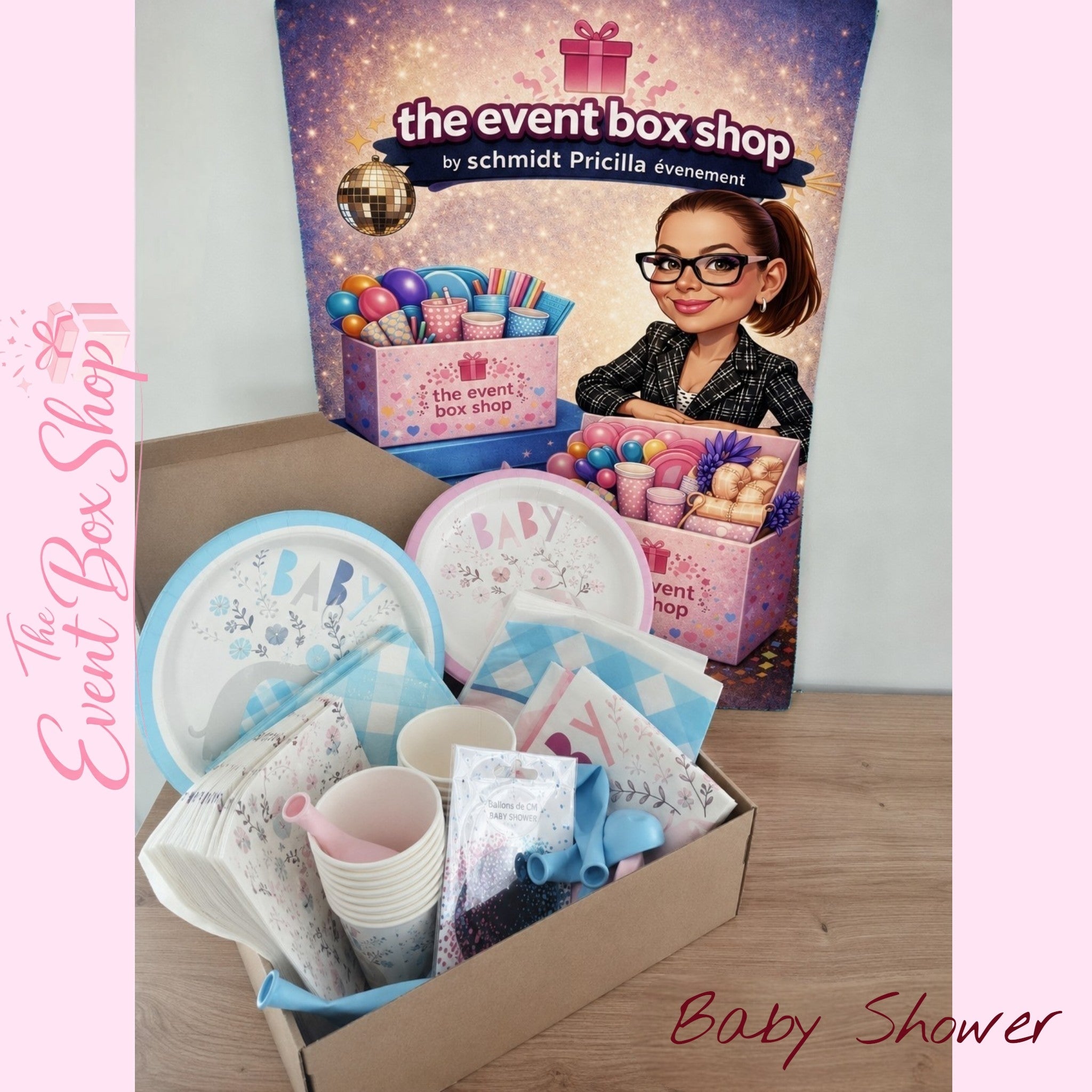 Box Baby Shower Gender Reveal