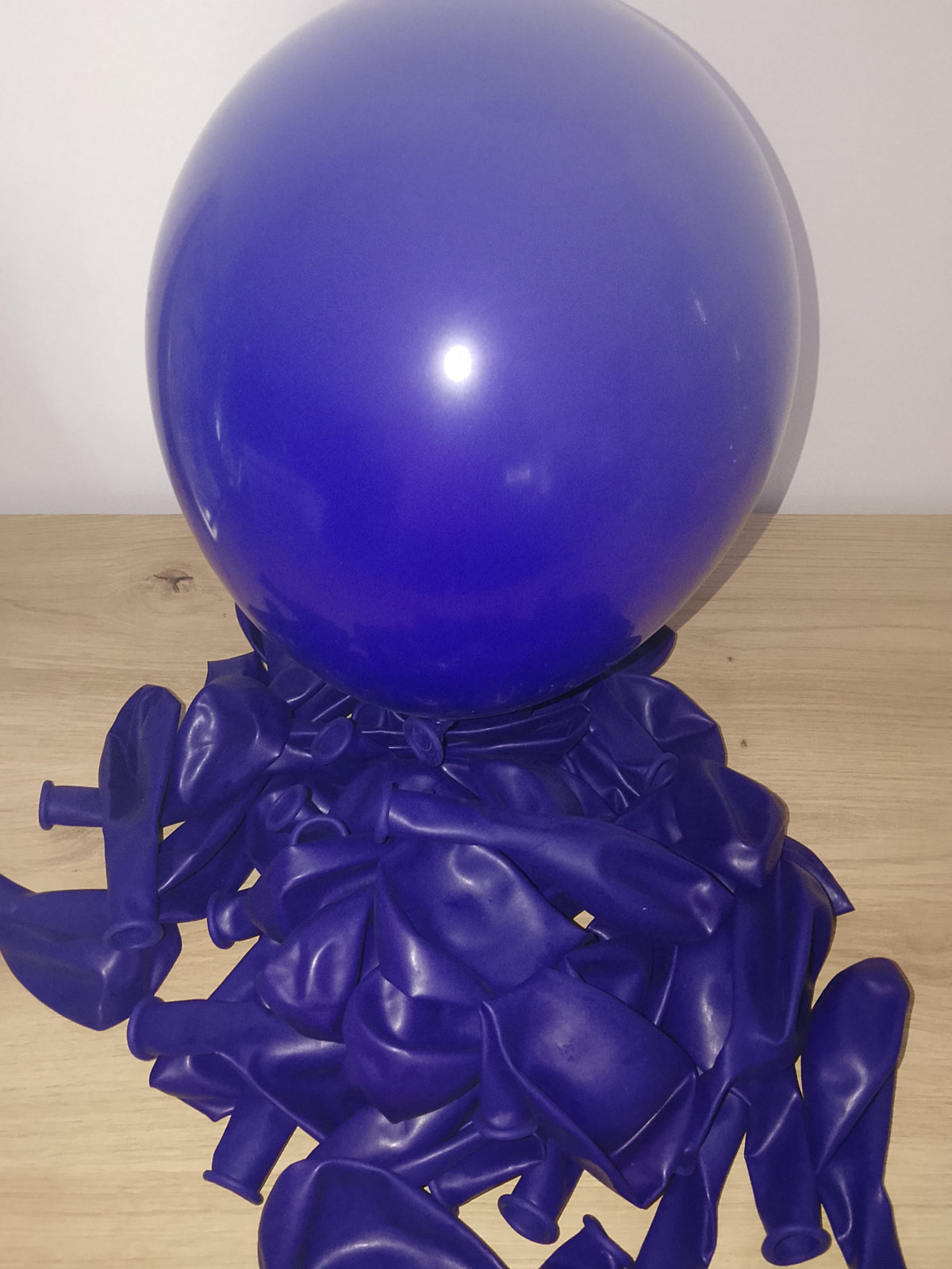 Ballons latex bleu marine – Lot de 5 | Balloonia 30 cm