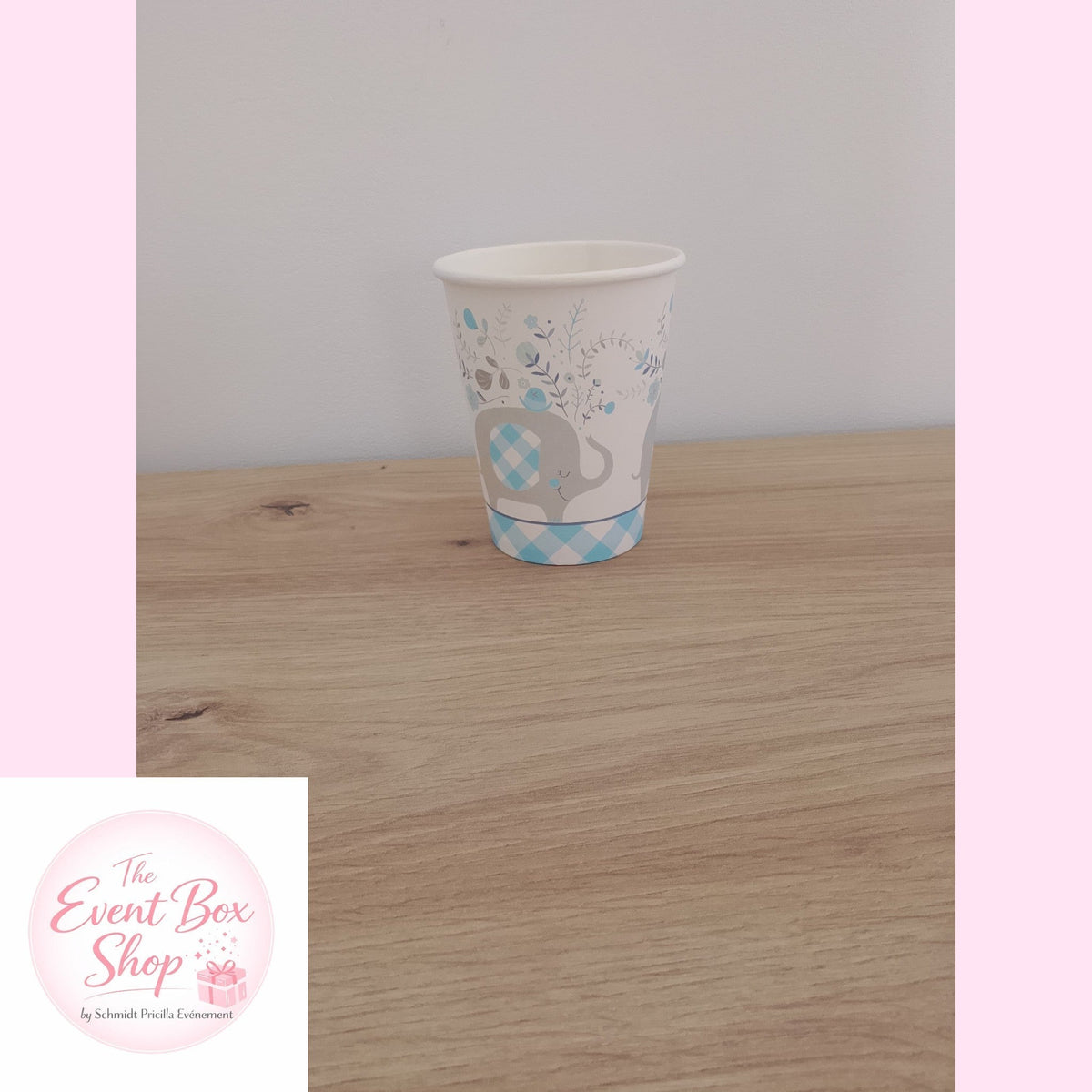 Gobelet Éléphant bleu ou rose